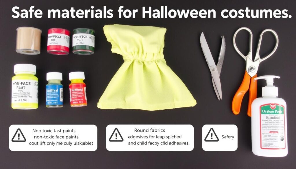 Bezpieczne materiały do tworzenia strojów na halloween