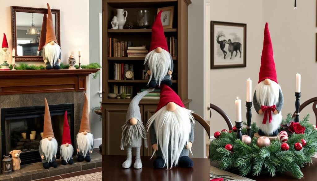 Gotowe duże skrzaty skandynawskie jako dekoracja w różnych częściach domu