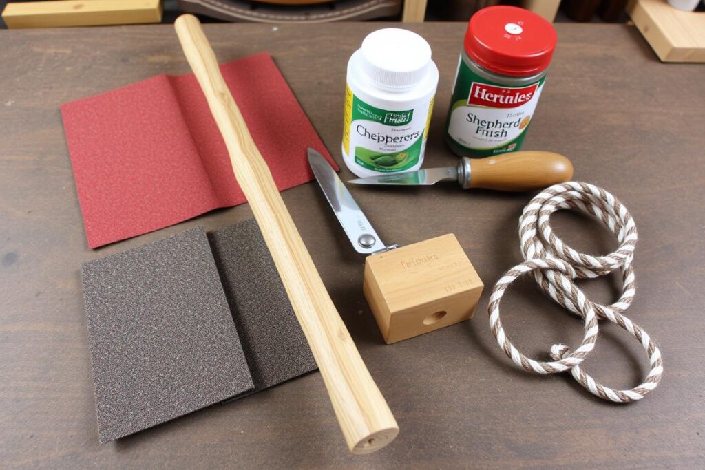 Materiały potrzebne do wykonania laski pasterskiej - jak wygląda pasterz