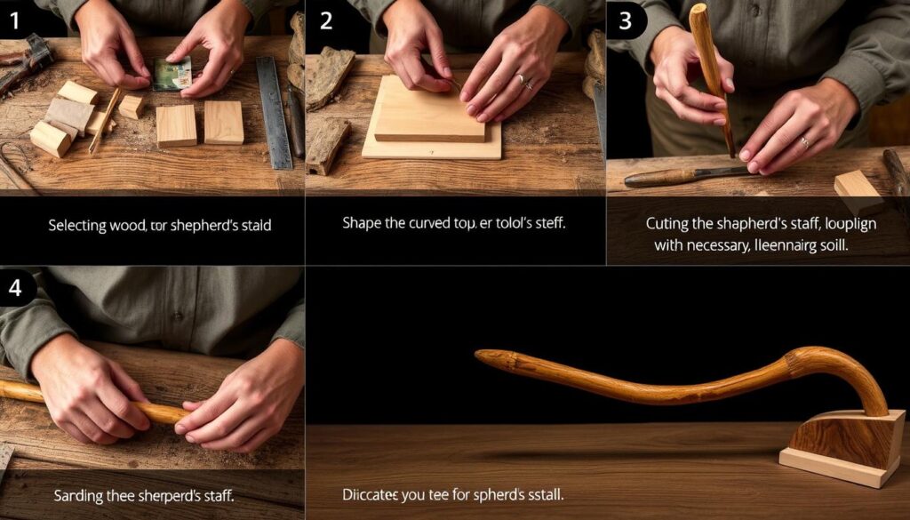 Proces wykonania laski pasterskiej krok po kroku - jak wygląda pasterz