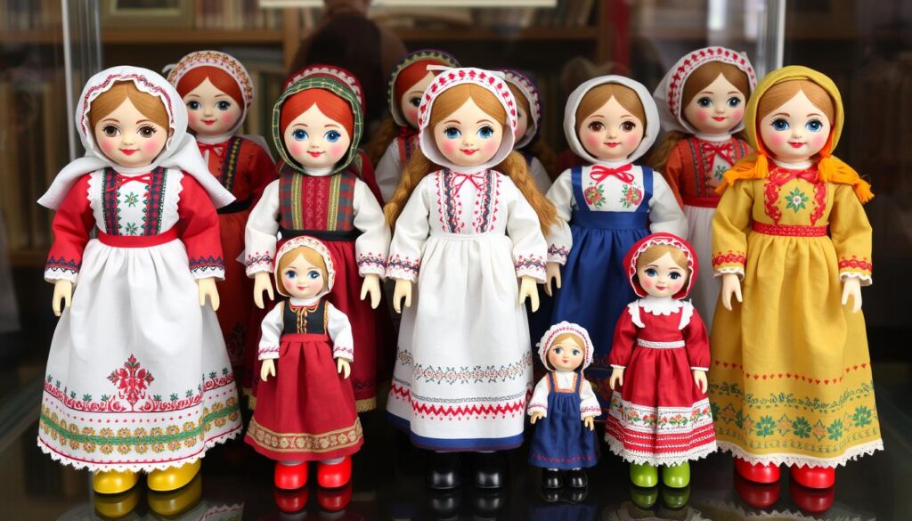 Różne regionalne warianty marzanny z różnych części Polski