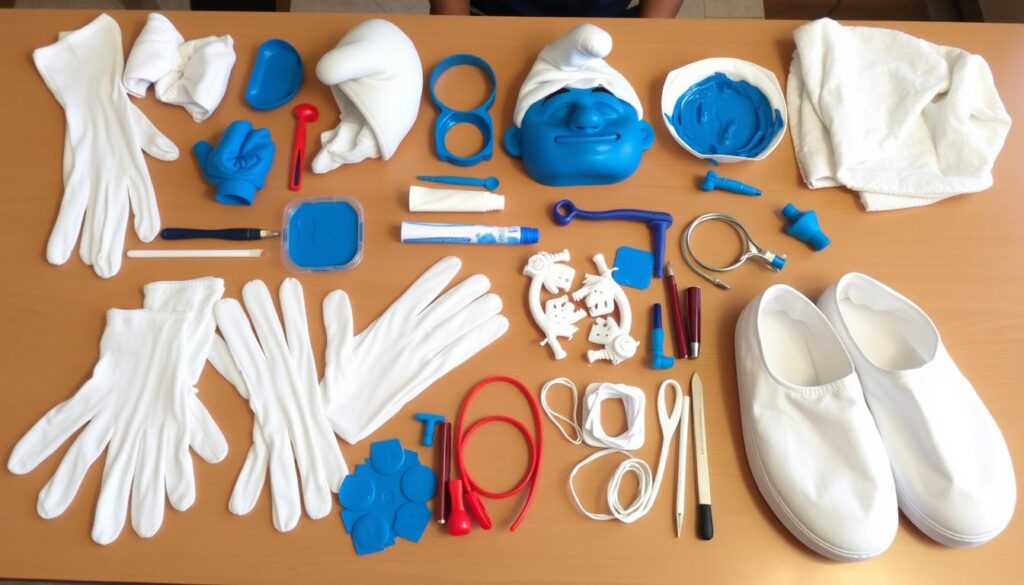 Akcesoria do stroju smerfa - jak zrobić kompletny strój smerfa z dodatkami