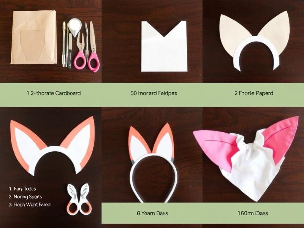 Alternatywne metody wykonania uszu liska z różnych materiałów