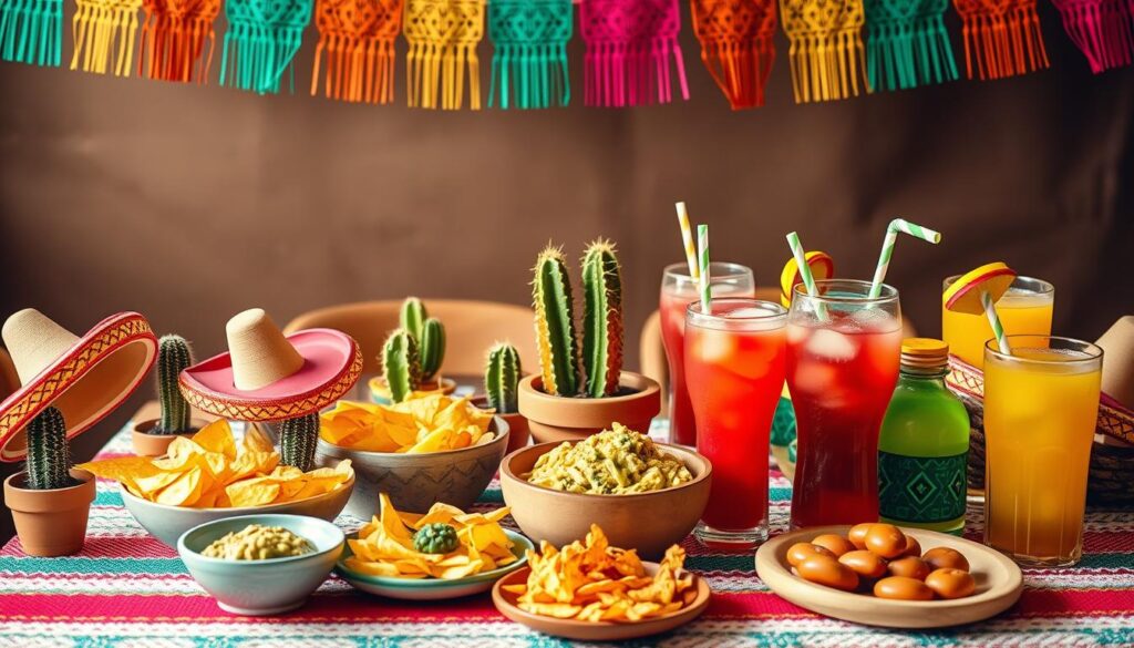 Dekoracje i przekąski na imprezę w stylu meksykańskim