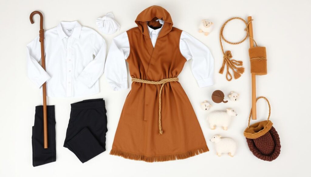 Kompletny strój pastuszka jak zrobić - wszystkie elementy razem