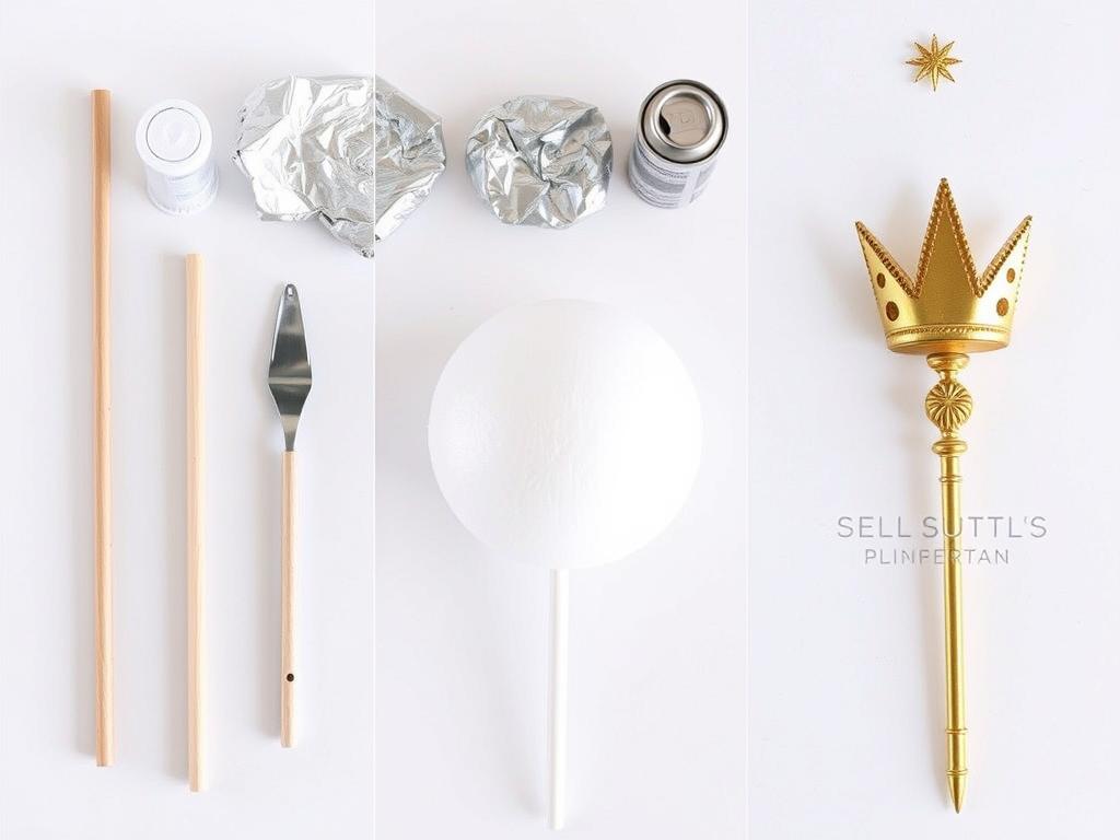 Materiały i etapy wykonania berła królewskiego