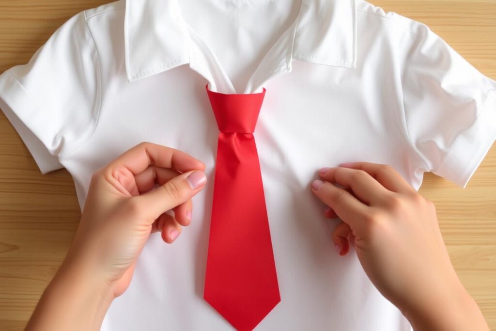 Proces tworzenia krawata do stroju SpongeBoba