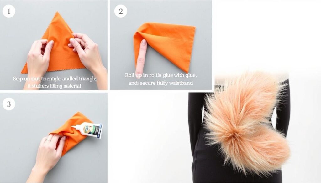 Proces wykonywania ogona liska krok po kroku