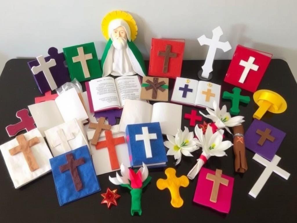 Różne atrybuty świętych wykonane z prostych materiałów jak zrobić strój świętego