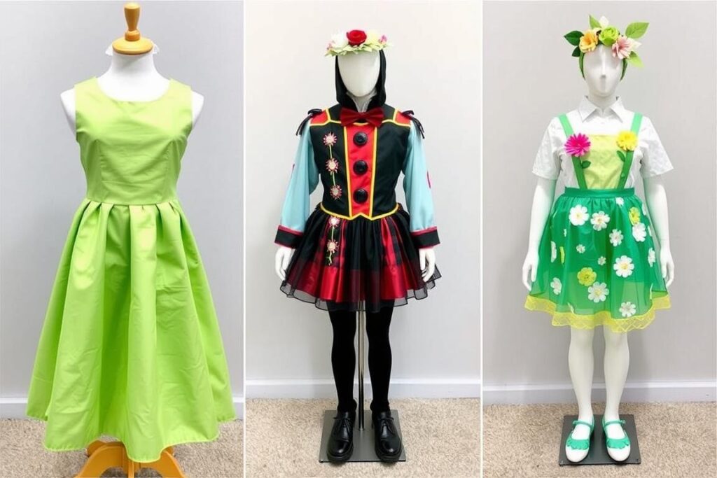 Różne wersje stroju wiosny jak zrobić na różne okazje