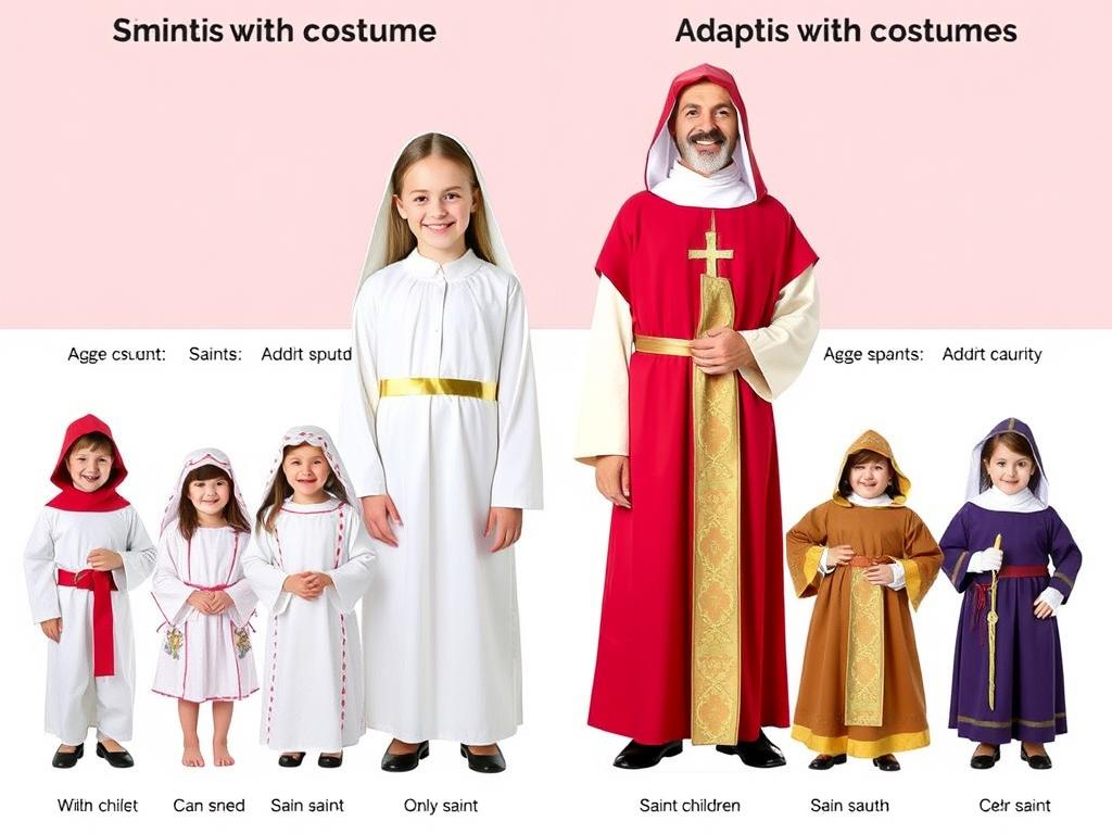 Stroje świętych dostosowane do różnych grup wiekowych jak zrobić strój świętego