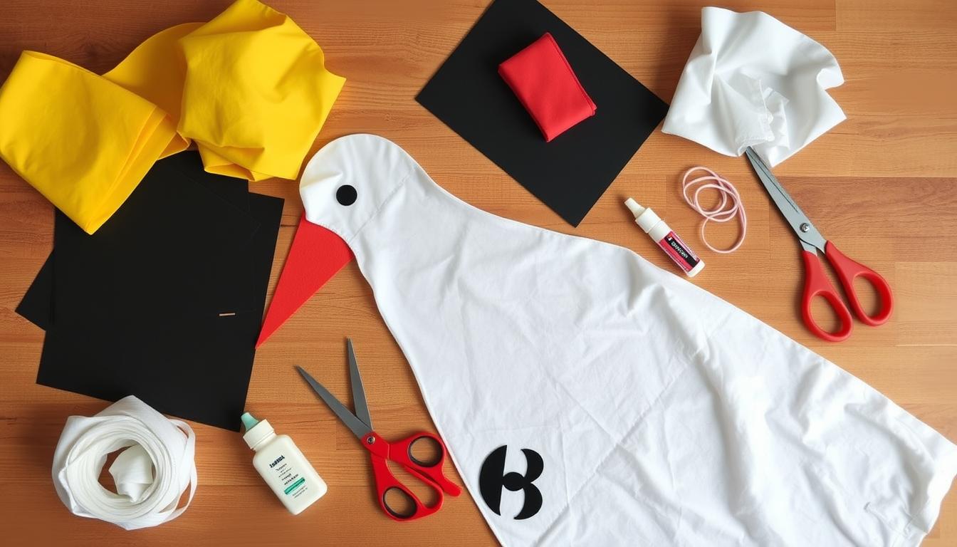 Materiały potrzebne do wykonania stroju bociana jak zrobić