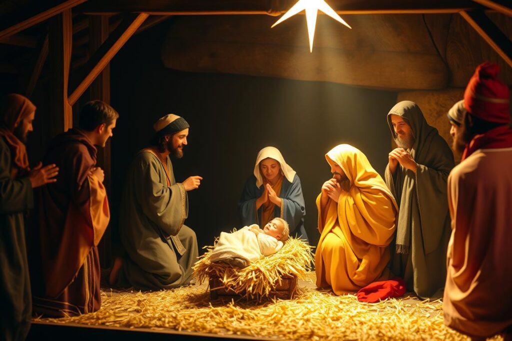 Rola św. Józefa w tradycyjnych jasełkach - pozycja, gesty, interakcje z innymi postaciami